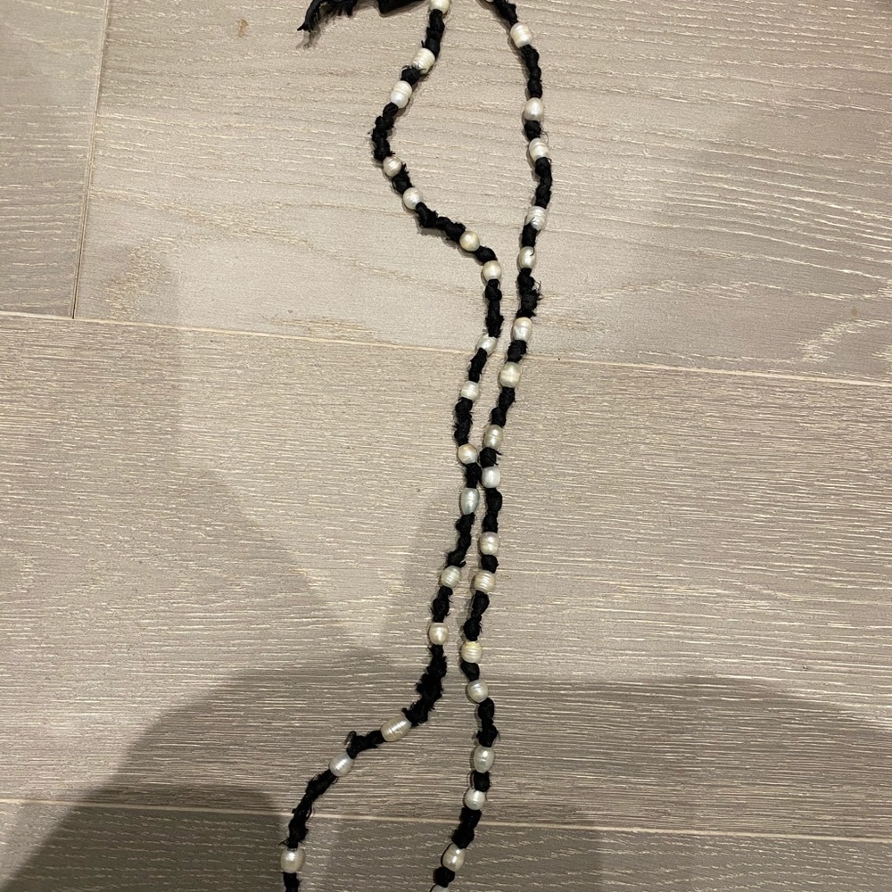 Fresh water pearl long necklace